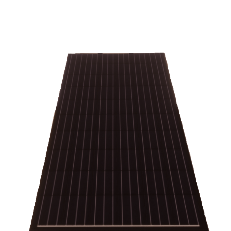 solar panel glass effect