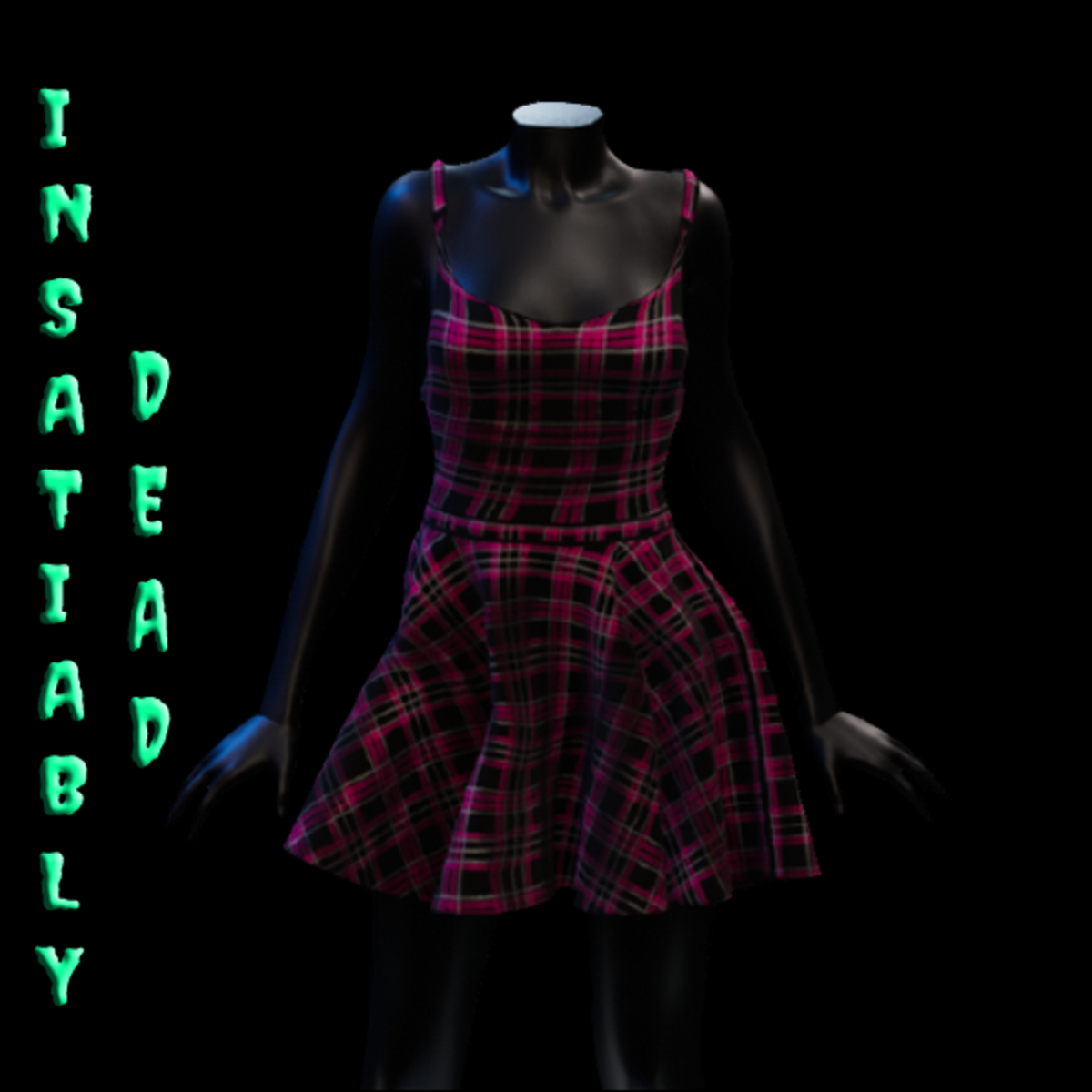 Punk Plaid Dress 2