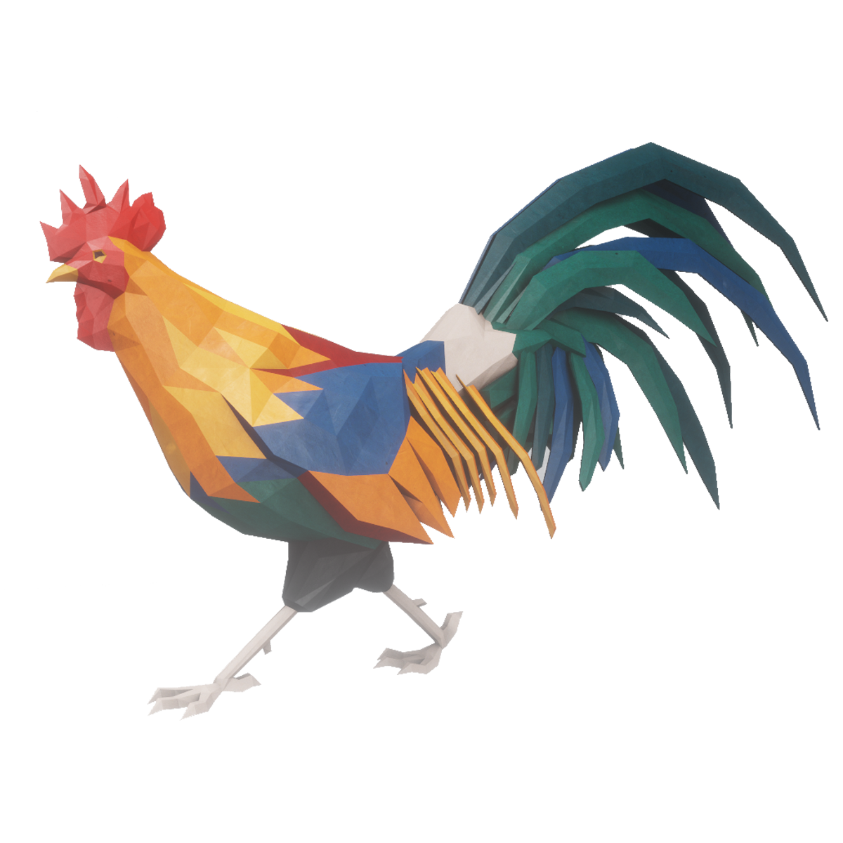 Running Rooster