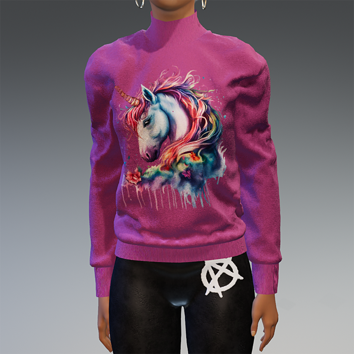 TKA Unicorn Sweater Pink - Unisex
