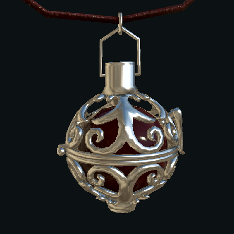 Necklace The Engelrufer - (angel caller), 24mm Diameter