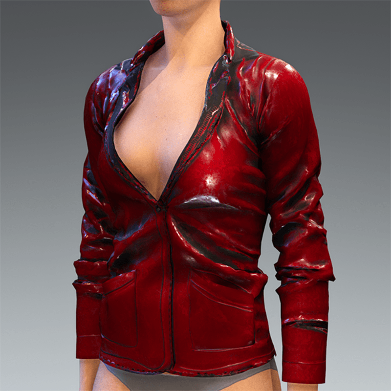 Rubber Jacket Red