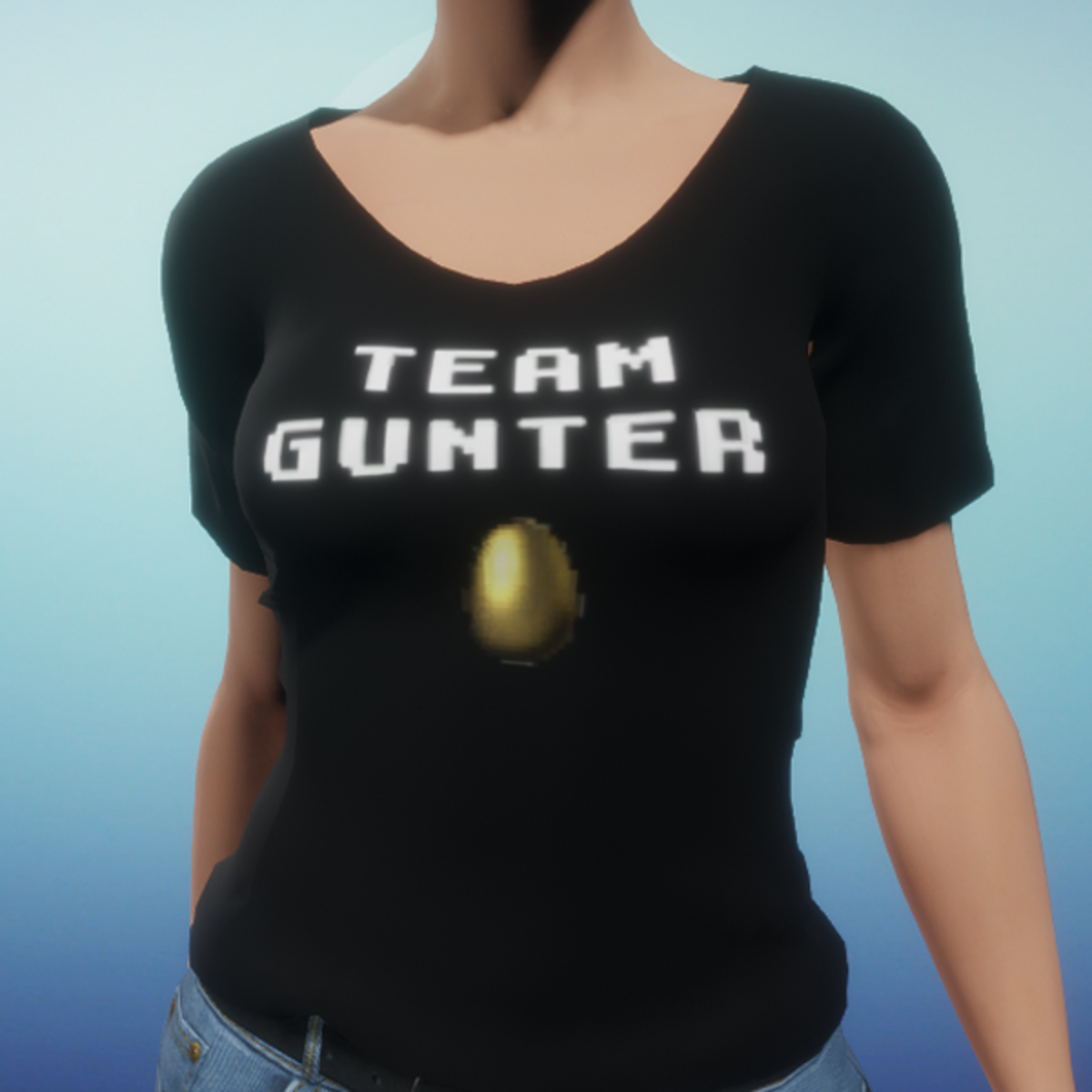 Team Gunter - Female - Black Tshirt