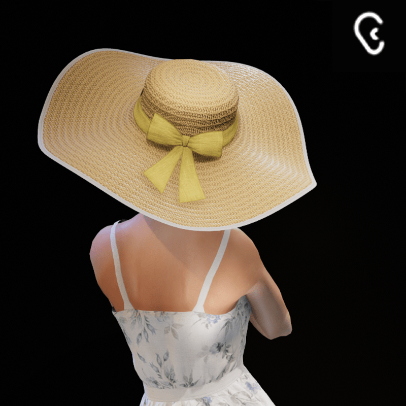 Yellow - Floppy Straw Sun Hat