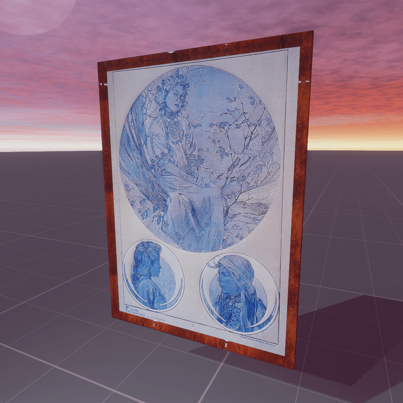 Figures Decoratives Alphonse Mucha Plate 3