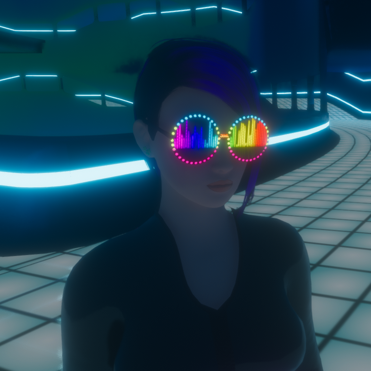 UNISEX_ PARTY_ GLASSES_ EQUALIZER V2 ANIMATED EMISSIVE