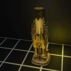 Neo Gothic Pillar Candle