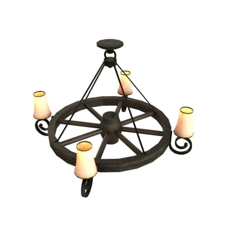 Wagon Wheel Chandelier