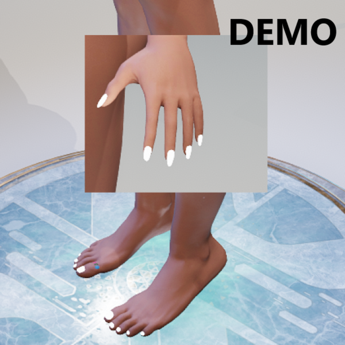 DEMO Heeled Emissive Nails - Fingers & Toes