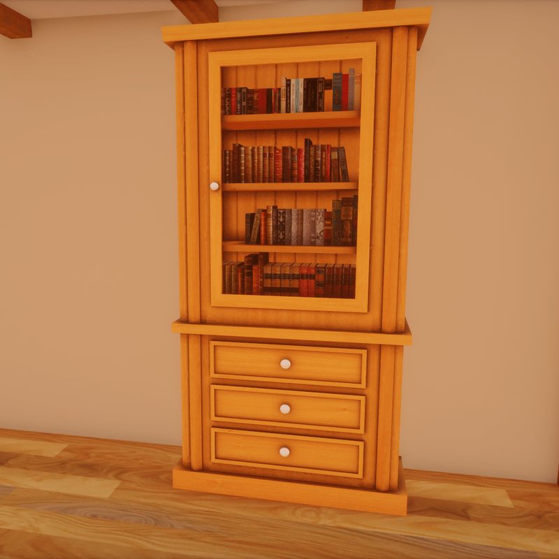 bookcase in Pine