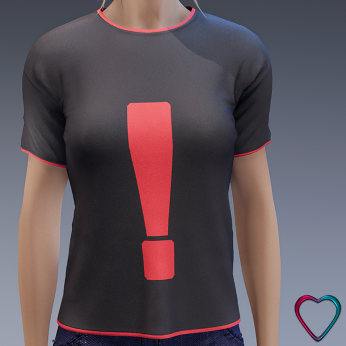 Women TeeShirt - Exclamation mark