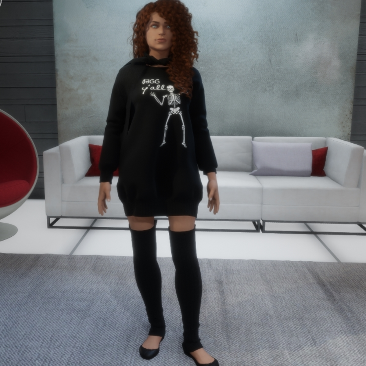 Halloween Dress - Skelly