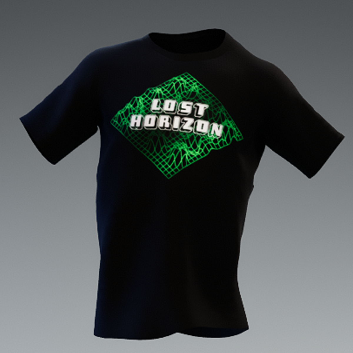 OG Unisex Lost Horizons Green Logo Tee