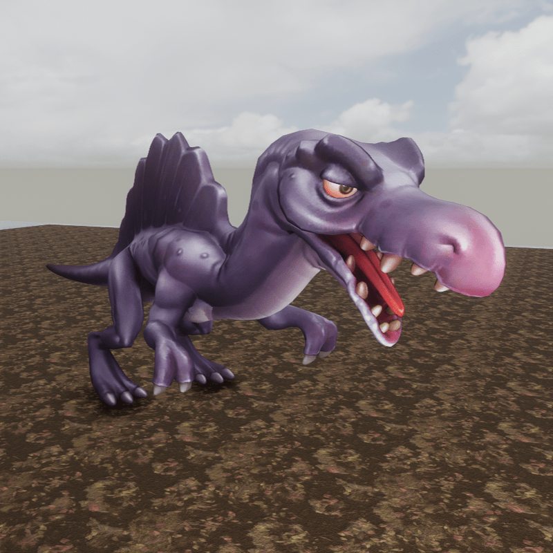 Moving Spinosaurus Lock Behind