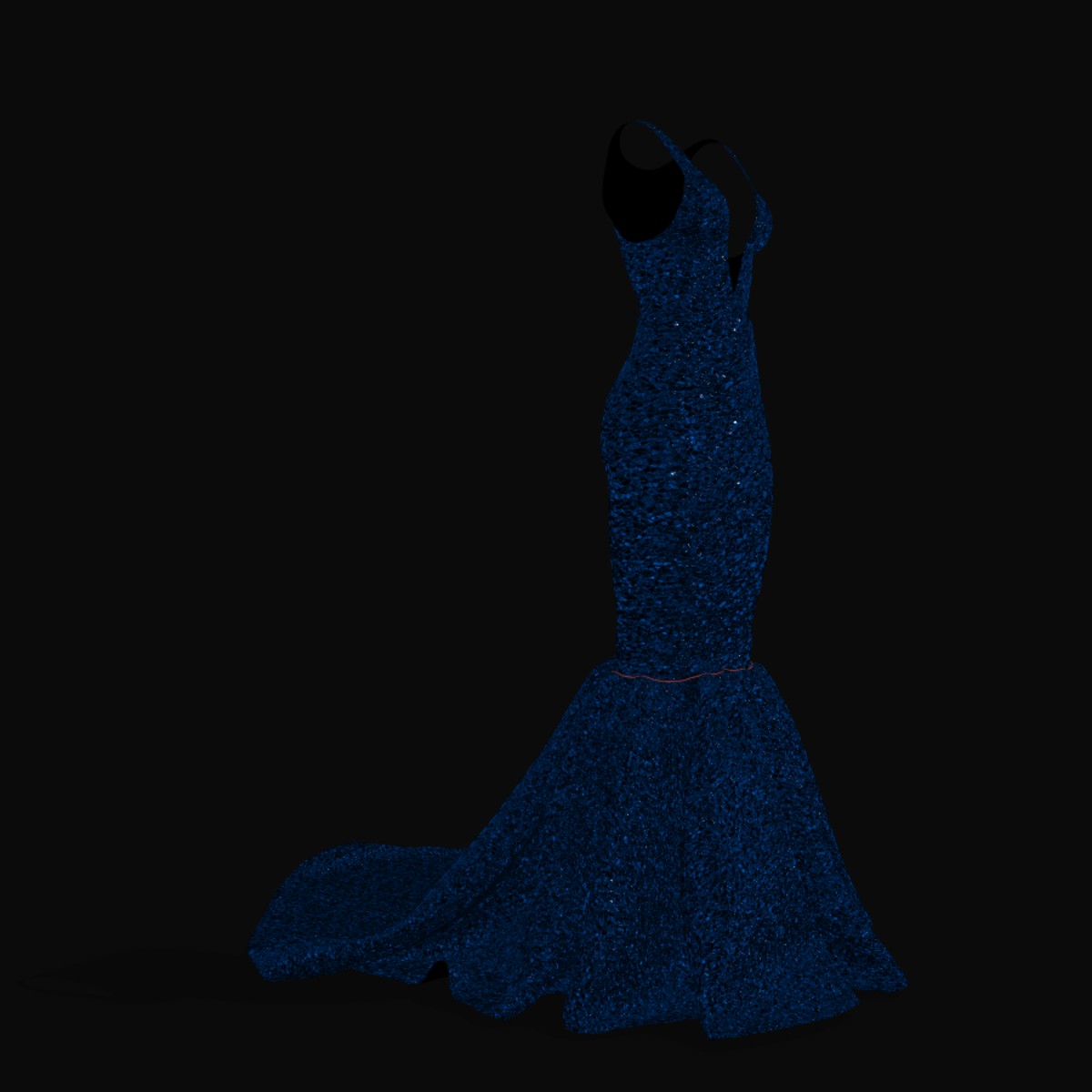 Mermaid Glitter Gown 02