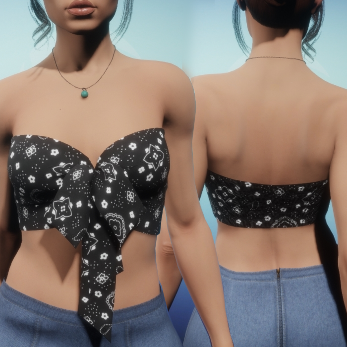 Country Girl Top - Black