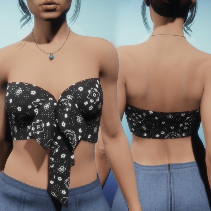 Country Girl Top - Black