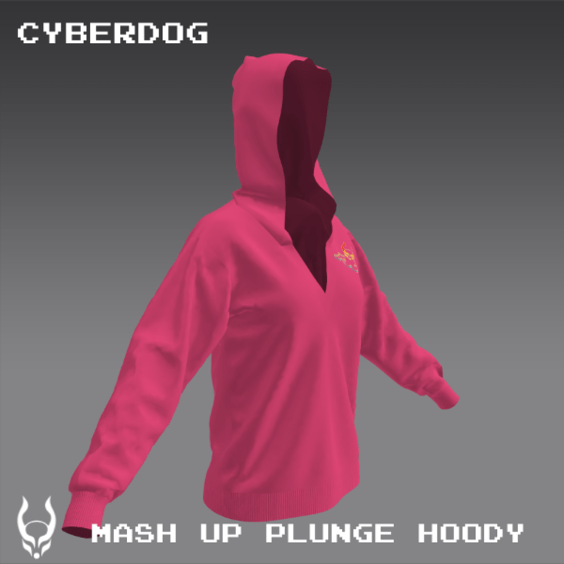 MASH UP PLUNGE HOODY