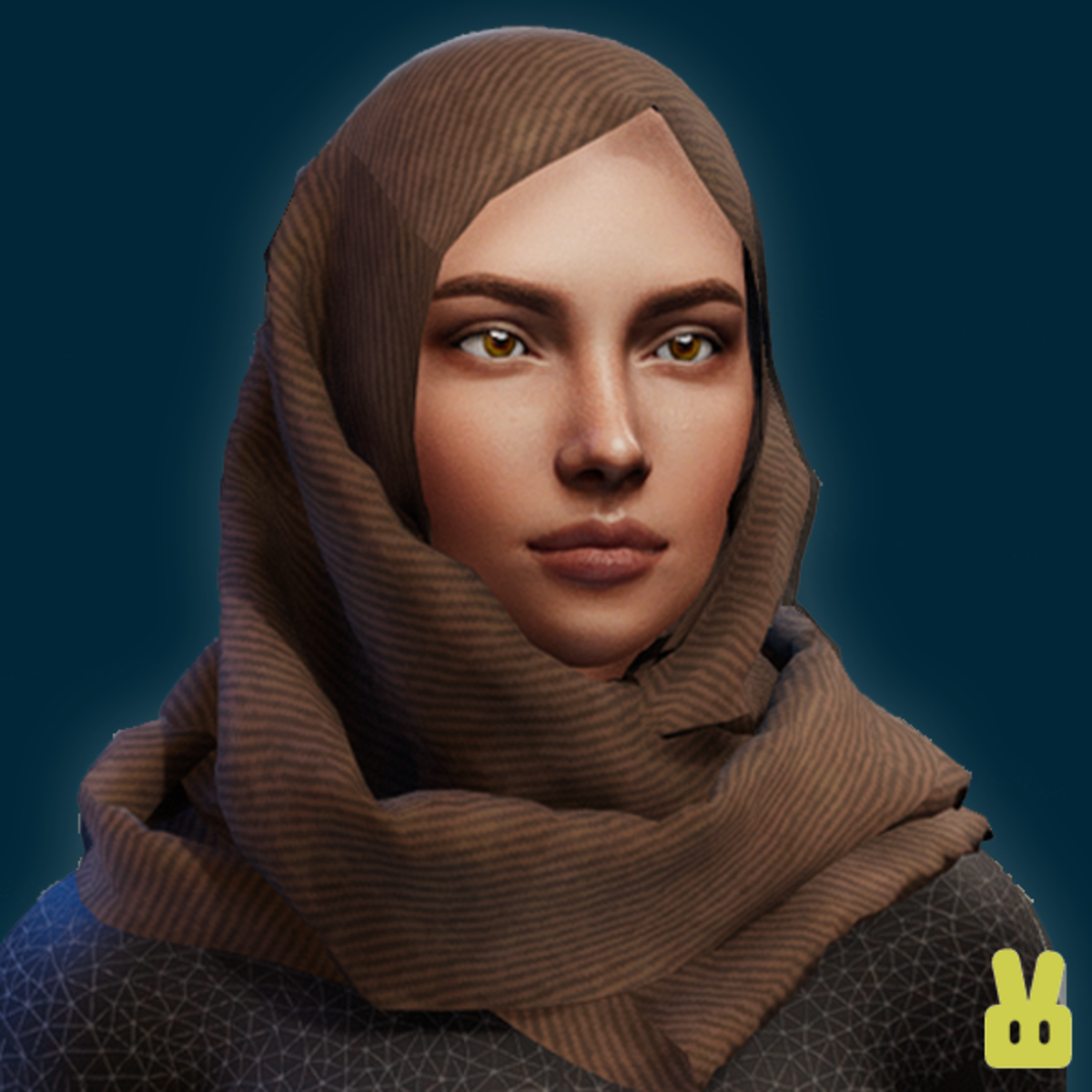 hijab v2 - beige