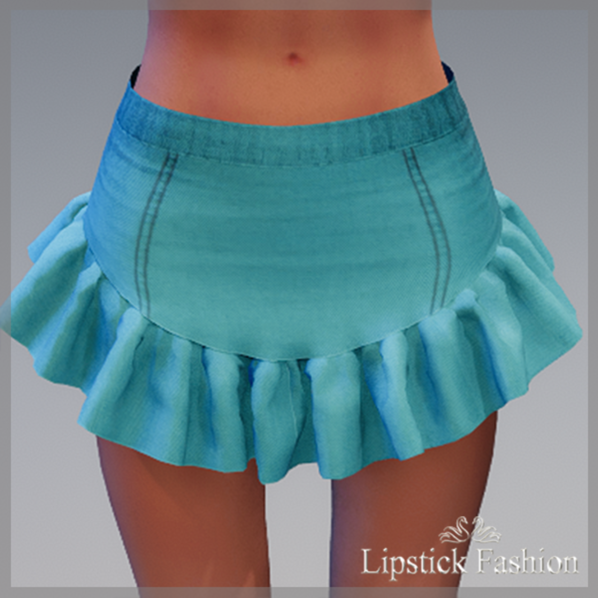 L.F. Lulu Skater Skirt - Turquoise