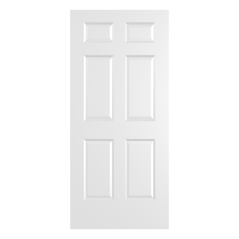 3068 - 6 Panel Door Blank - Updated 7-14-17