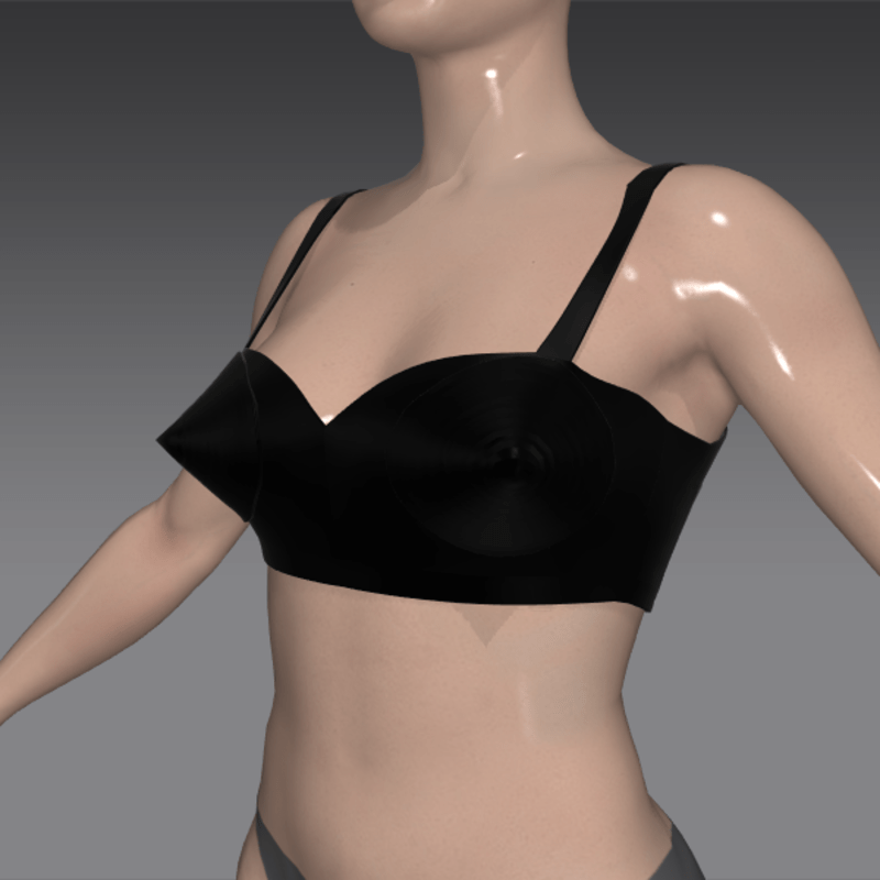 bulletcone brassière-- black