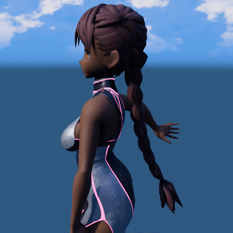 Anime Hair Long Braid