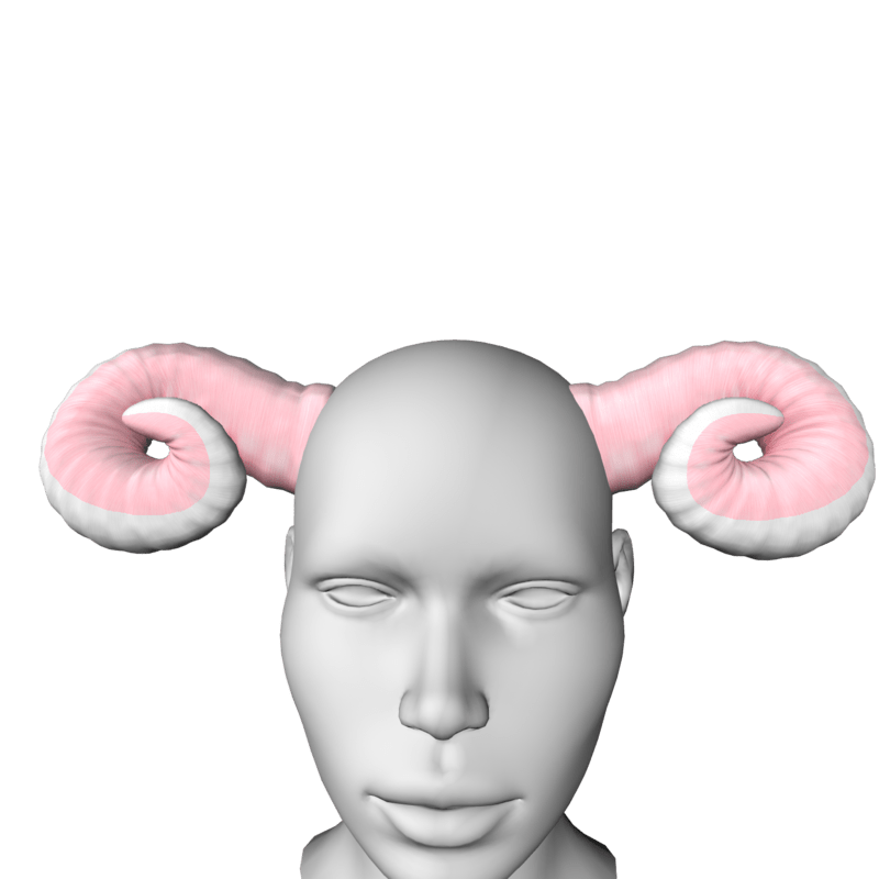 Aries Horns Pink