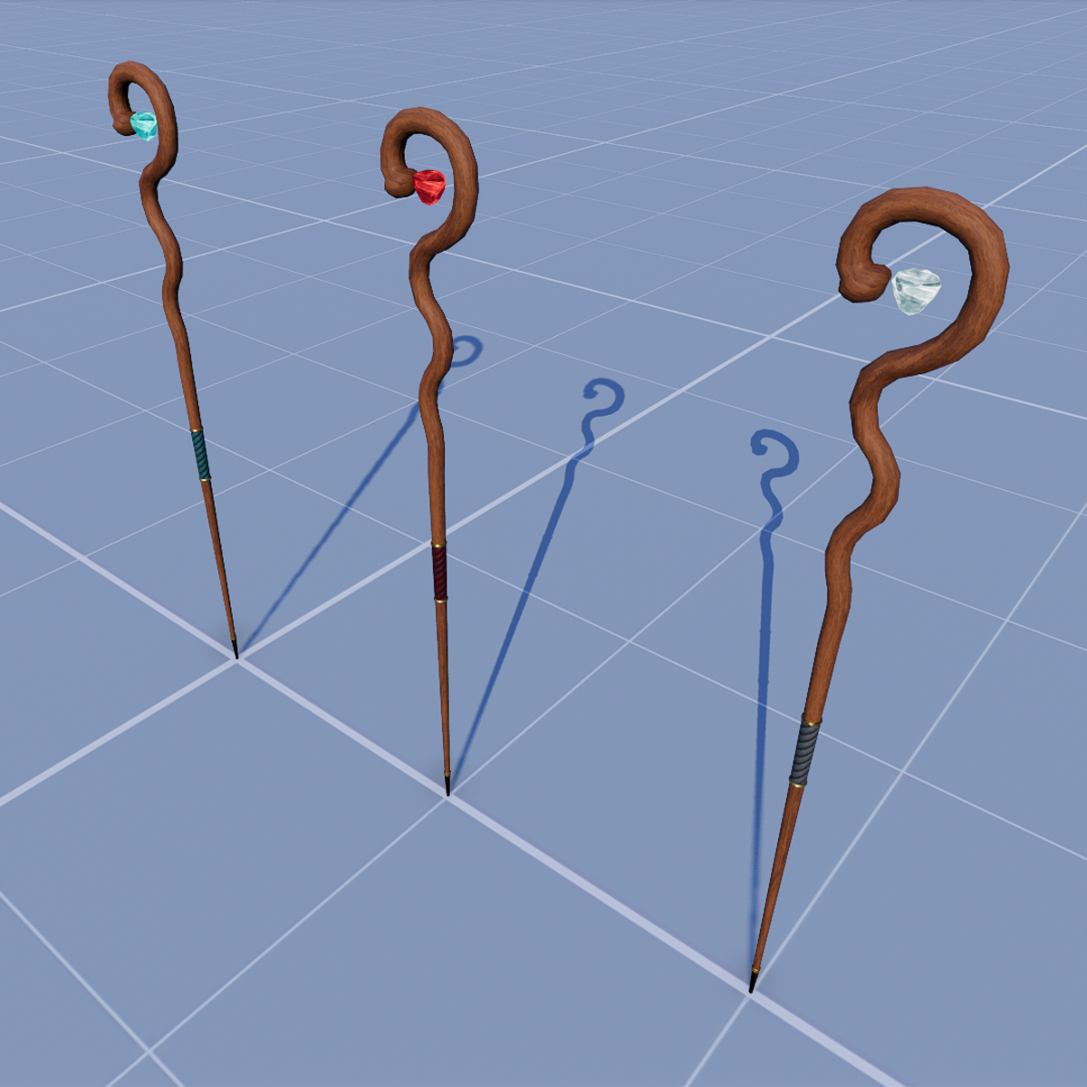 3 Sceptres cast magic