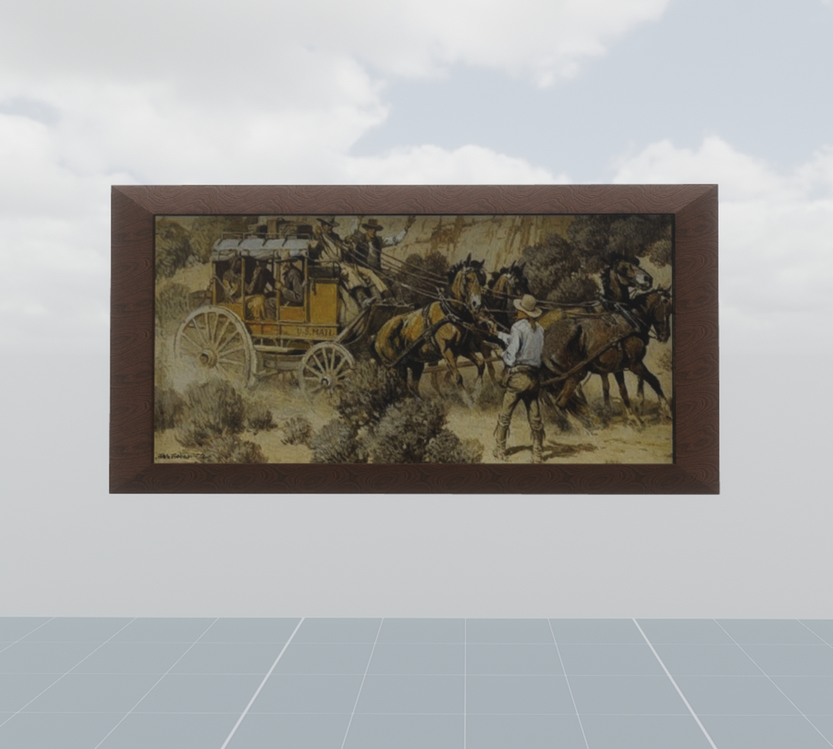 Far west diligence assault painting