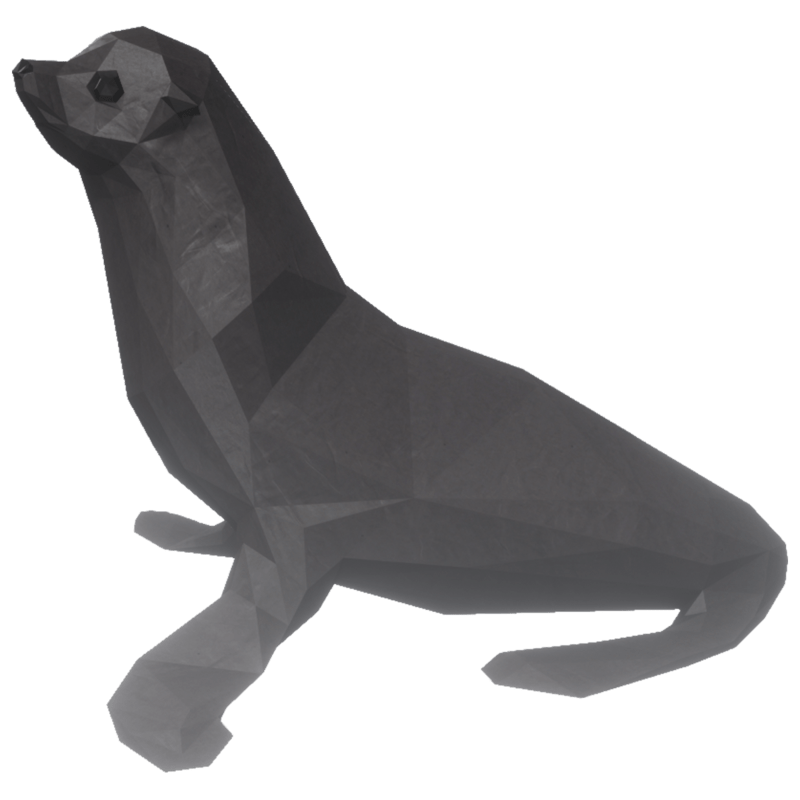 Sitting Seal