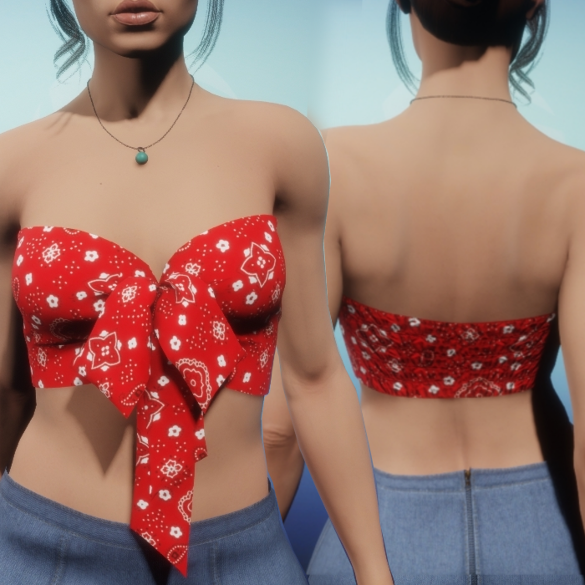 Country Girl Top - Red