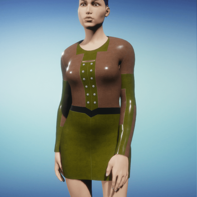 Women's Leather Dress