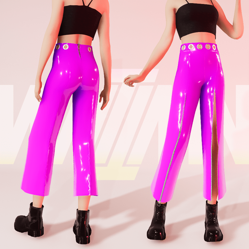 Violet Modern Disco Pants