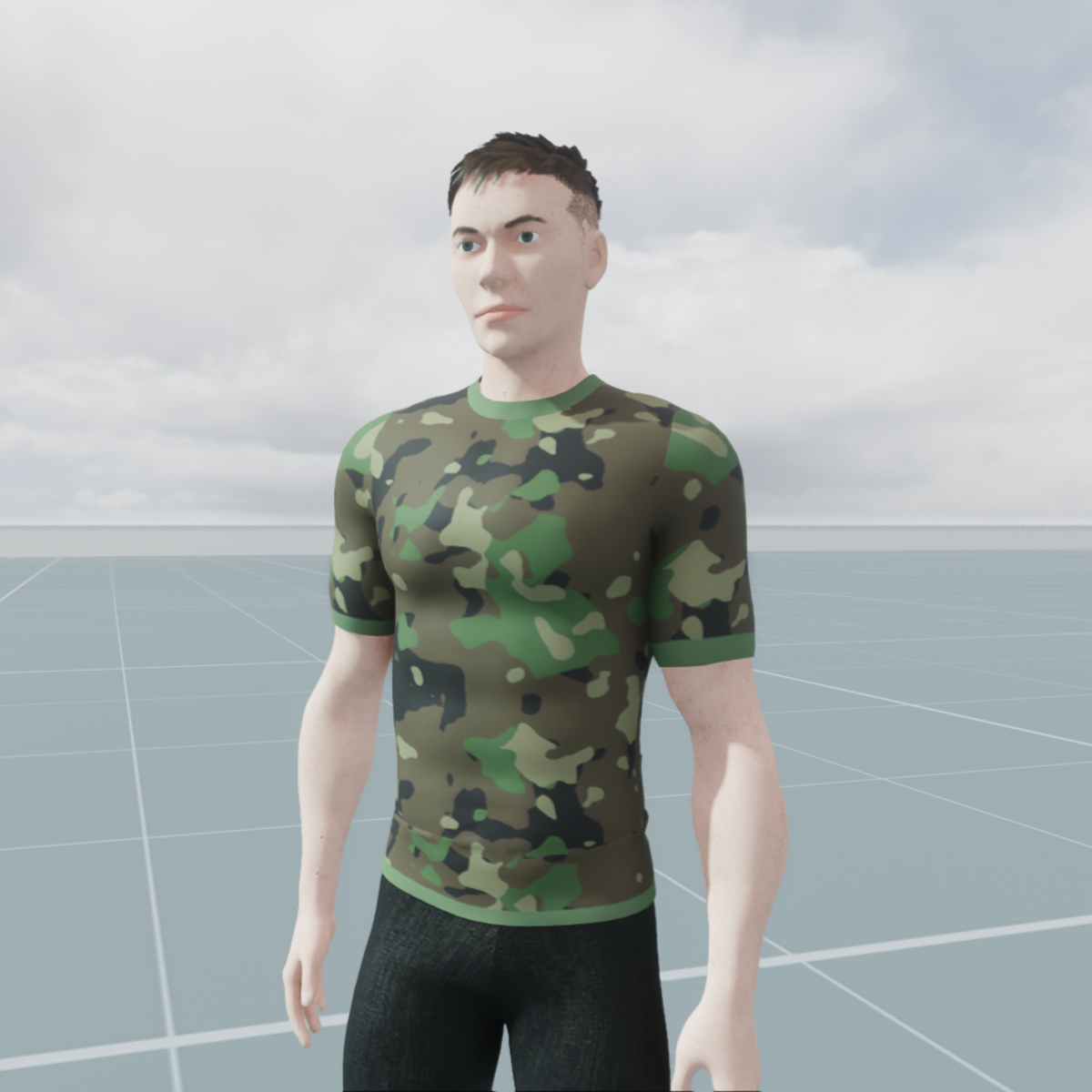 Military Jungle Camouflage T-Shirt
