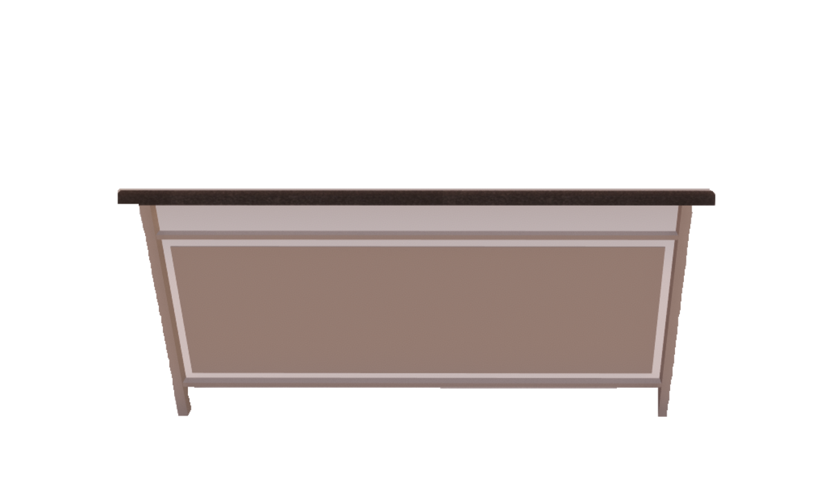 Modern Fence with Granite Railing