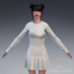 L.F. FRANCE LACE DRESS BEIGE