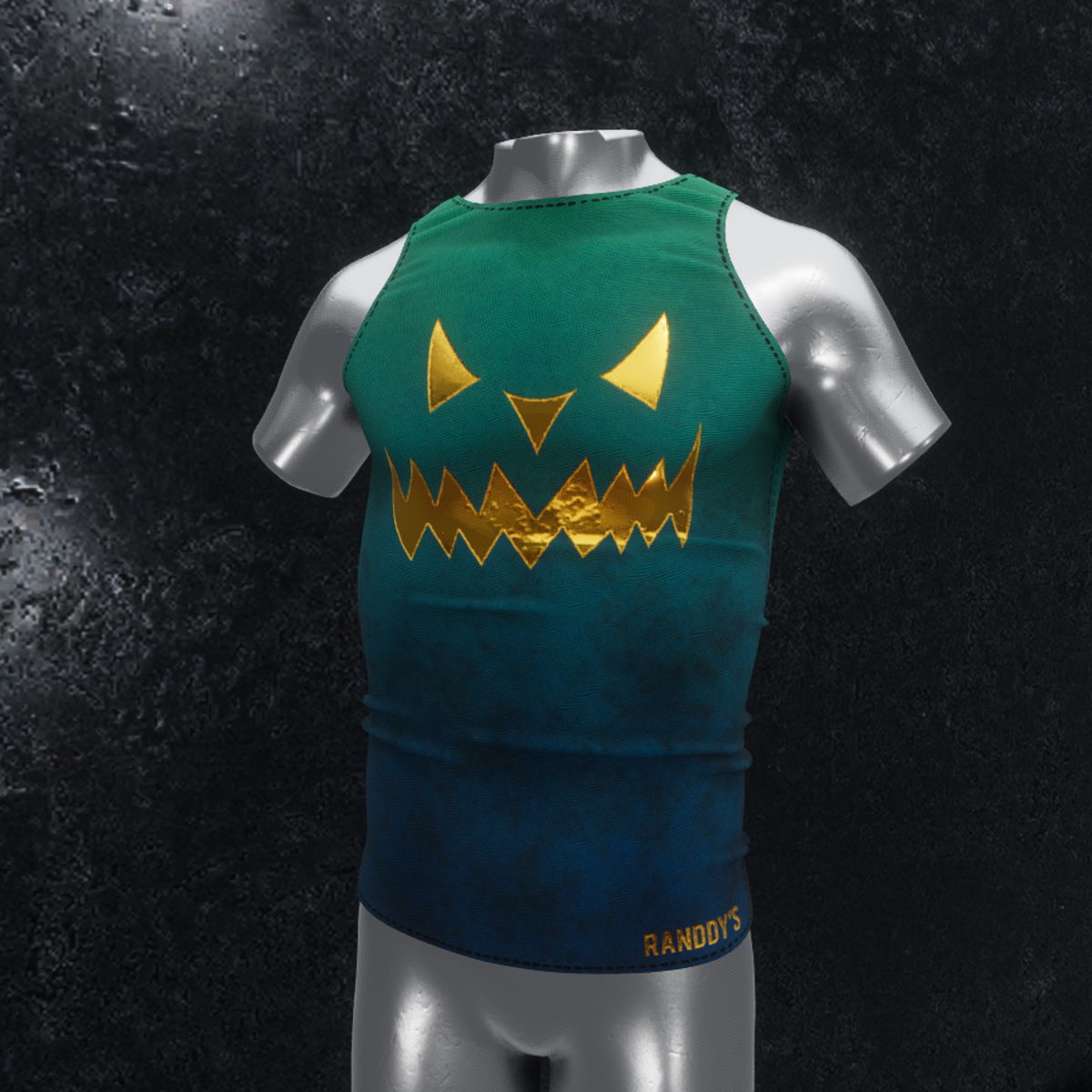 Sleeveless Shirt Halloween 2020 green