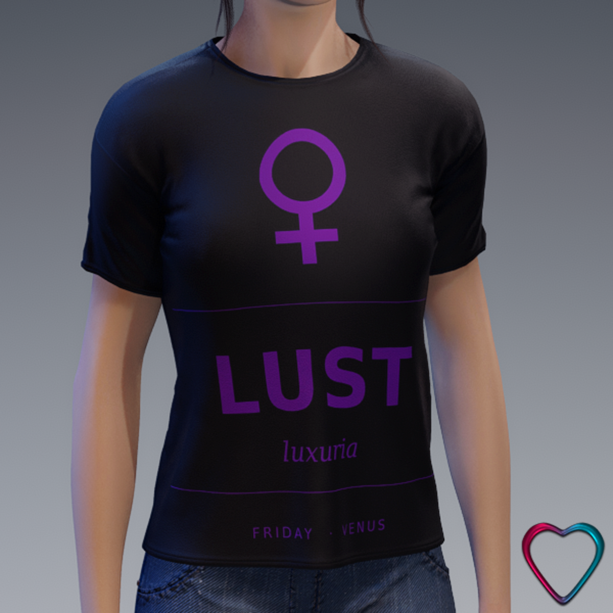 Women TeeShirt - 7 Deadly Sins - Lust