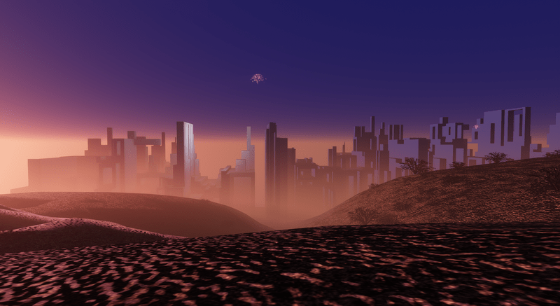 Scenic Alien City