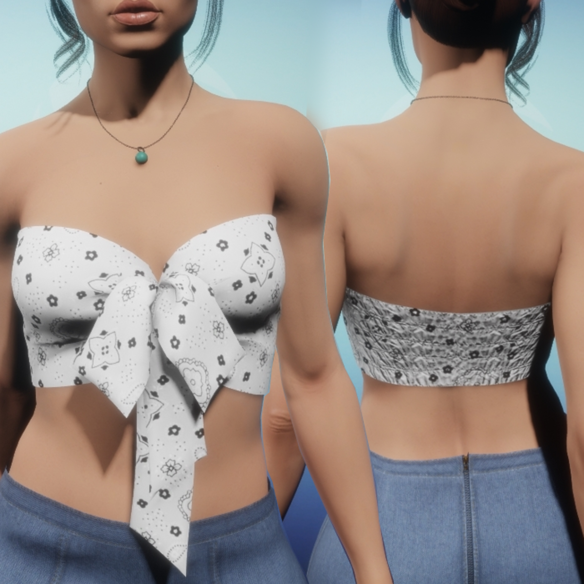 Country Girl Top - White