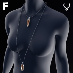 Citrine Double Pendant - F
