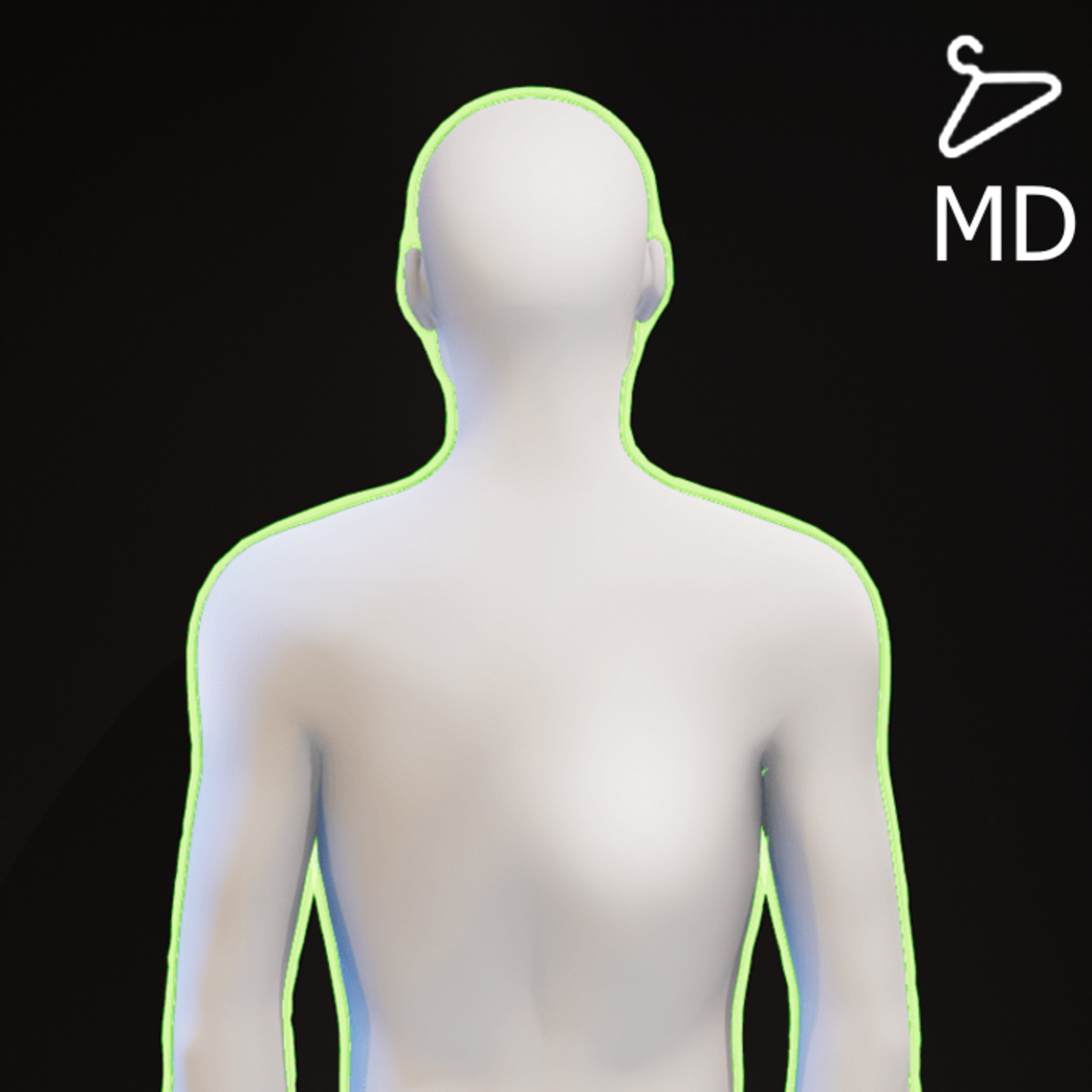 Green Glowing Aura M