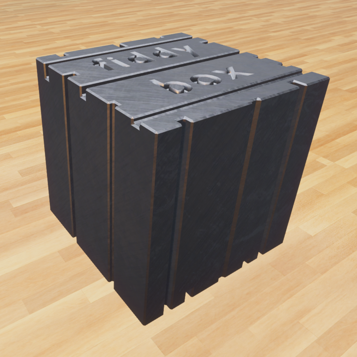 The 'Fiddybox' - Brushed Aluminium Aluminum Metal Box