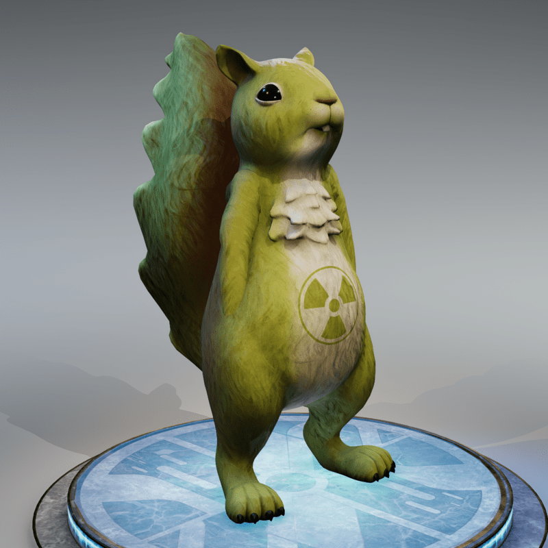 Squirrel - Toxic Green