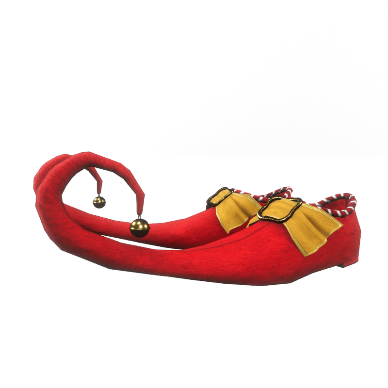 Elf shoes for male avatar II - red