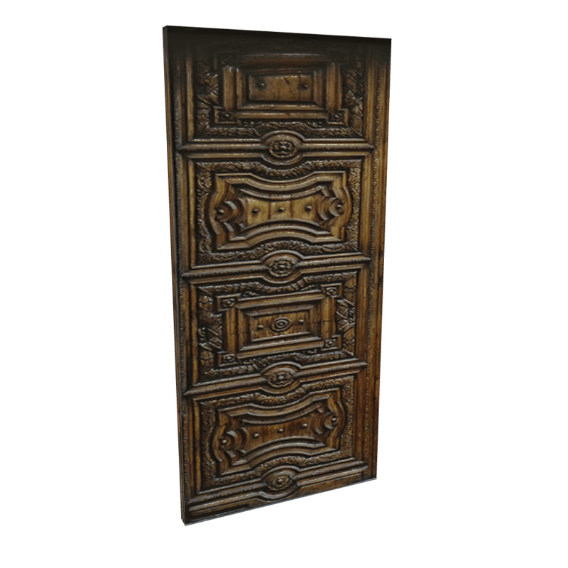 Scripted Mexican Door