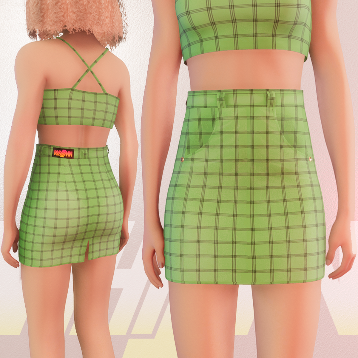 Green Iconic Skirt