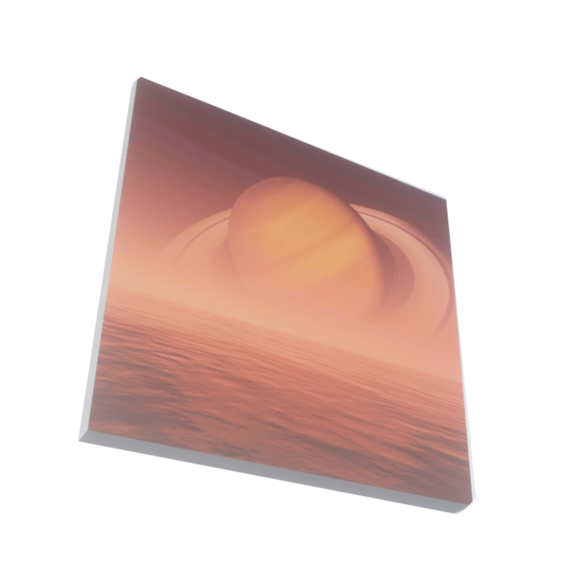 Saturn Space 3D Artwork Painting