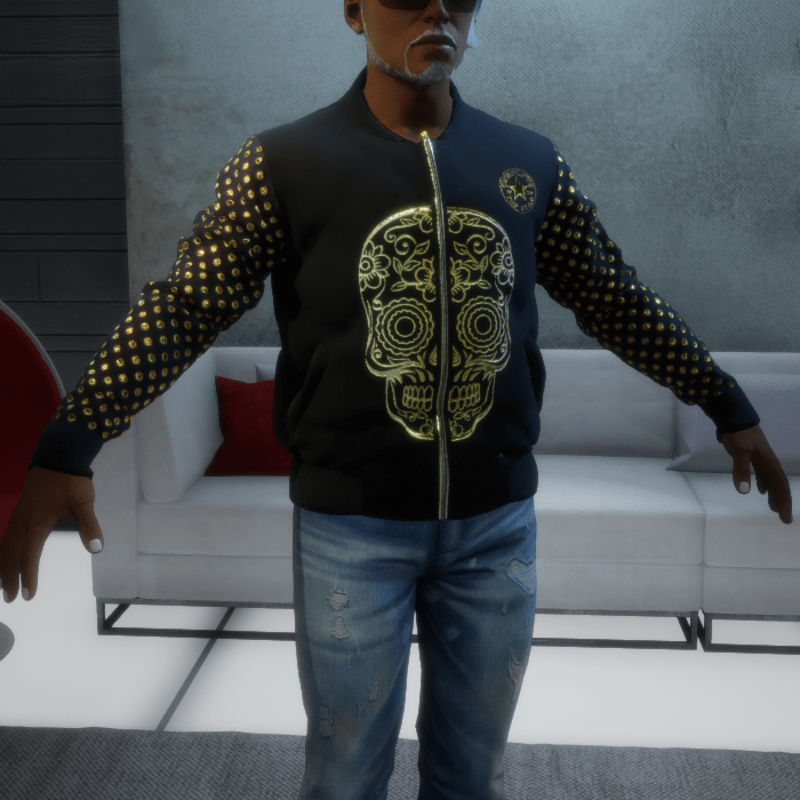 BomberJacket_SkullBlack